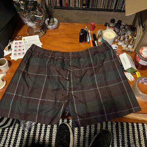 The Hunter Men's Plaid Vintage mid 1970's Boxer Shorts UNWORN Size Large Cotton